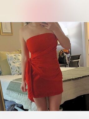izzy ruffle maxi dress superdown Superdown Izzy Ruffle Strapless Maxi Dress I Would Never